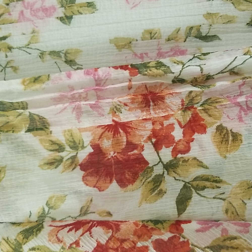 American Eagle Outfitters  sheerlike printed duster  sz. M - Picture 5 of 13